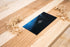 Rectangle Card Scraper, Precision Multi-use Scraper for Woodworking, Quality Handcrafted Tool, Made in USA, Blue