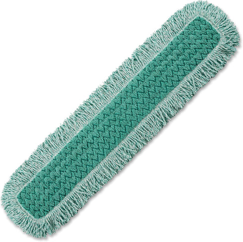 Rubbermaid Commercial Products HYGEN Microfiber Dust Pad, 36 inch, Green, For Heavy-Duty Cleaning