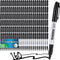Dry Erase Markers Black,160 Bulk Pack Chisel Tip,Low Odor Quick-Drying Whiteboard Markers