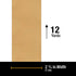 Dura-Gold Premium 120 Grit Gold Sandpaper Roll, Hook & Loop Backing, 2-3/4" Wide, 12 Yards Long for Automotive and