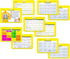 EKG 5 Card Set - Common Cardiac Rhythms Lead Placement Telemetry Cards for Nurses, EMTs, and Medical Students