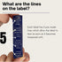 Tamper Evident Tape, 500 Tamper Proof Stickers for Increased Security During Delivery, Navy Blue Safe Food Seal