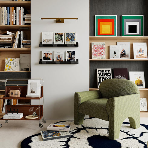 Opps 2 Pack Magnetic Book Shelf for Whiteboard: Acrylic Book Display Shelf with Strong Adsorption Capacity, Magnetic