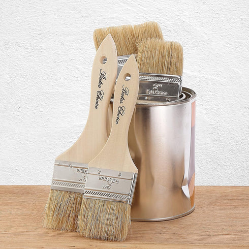 Bates Chip Paint Brushes, 2 Inch, 9 Pack, Natural Bristle Paint Brushes for Painting and Staining