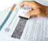 6 Vantamo Identity Theft Protection Roller Stamp for Hiding Sensitive Information, Wide Confidential Stamp with Ink