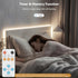 6000K 16.4ft Dimmable 24V PAUTIX COB LED Strip Light,Strip Lights with RF Remote,UL Listed Daylight White Natural White