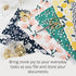 Decorative File Folders Set of 12, 3 Tab Cute Letter Size Folders, Boho Manila Home Office Supplies