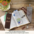 Christian Art Gifts Purple Marble Swirl Premium Scripture Bookmark with Strength and Dignity Proverbs 31:25 Bible