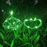 JJGoo Solar Garden Lights, 2 Pack 120 LEDs Solar Firework Lights with 2 Lighting Modes for Outdoor Waterproof Decoration