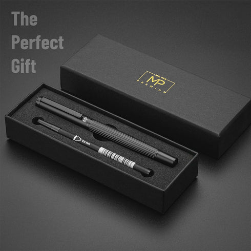 Mr. Pen Luxury Matte Black Barrel Pen, Black Ink, Fancy Gift Pen for Women and Men, Executive Father's Day Gift