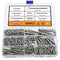 M3/M4/M5/M6 Flat Head Self Tapping Wood Screws Assortment Kit, 260Pcs Stainless Steel