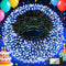 300 LED Blue Birthday Party Decorations String Lights with 12 Modes Timer