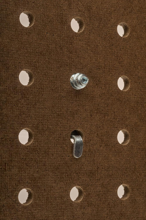 Triton Products DuraHook 2-7/8-Inch L, 1-3/4-Inch I.D., Zinc Plated Steel Double Mount U-Shape Pegboard Hook, 5-Pack