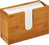 AdirHome Bamboo Paper Towel Dispenser 4.8" x 11.6" x 7.8" - Wall Mount
