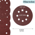 Bates Sanding Discs 5 Inch 8 Hole, 30 Pack, Assorted Grits 40 80 120 220 320 600, Hook and Loop Sanding Disc