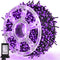 weillsnow 164FT 500 LED Purple Christmas Lights, 8 Modes Waterproof Plug in String