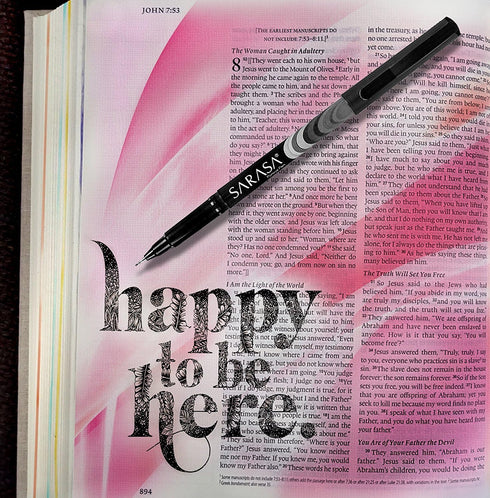 Zebra Sarasa Fineliner Bible Marking Kit - Set of 12
