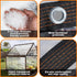 NNG 8x20ft Grommet, Clear Waterproof Tarps Heavy Duty Transparent Tarpaulins Clear Vinyl Tarps with Outdoor Transparent