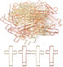 Mr. Pen - Cross Paper Clips, 35 Pack (Gold and Rose Gold Color), Bible Paper Clips, Journaling Supplies for Christian