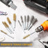 24 Pieces Bore Brush for Drill, Wire Cleaning Brush Set, Stainless Steel Cleaning Brush for Power Drill