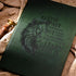 MINICAGIE Leather Journal for Men Soft Cover 256 Pages Lined Notebook Journals for Writing A5 Lion Journaling Notebooks Vintage Inspirational Diary, 5.7" x 8.3", Green