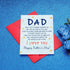 Fathers Card for Dad First Fathers Day Funny Gifts for New Dad Husband from Wife Father's Day Ideas Gifts for Daddy