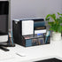 Mind Reader Desktop Organizer, Vertical File Storage, Letter Size, Office, Metal Mesh, 12.15" L x 9.5" W x 9.5" H, Black by Mind Reader