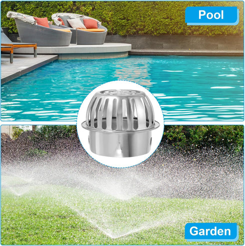 PATIKIL Dome Gutter Guard Filter, 304 Stainless Steel Strainer for 3.9-4.1 Inch Downspouts