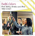 Better Office Products Lined Sticky Notes, 4 x 6, 6 Pack, 300 Sheets (50/Pad), Assorted Pastel Colors