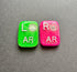 Alisha Goes Crafty BB Xray Markers, Rectangle, Mitchell Markers, Positioning BB's, Glitter, Initials