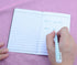Yansanido 24 Pcs Pocket Notebook, 5.5 Inch x 3.5 Inch, Black Cover, 32 Sheets, 8 mm Ruled Pages, 70 Gsm Paper