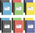 Oxford Composition Notebooks, Wide Ruled, 9-3/4" x 7-1/2", Assorted Marble Covers, 100 Sheets, 12 Pack