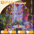200LED 60FT 8 Ollny Christmas Lights Indoor, Multicolor Connectable Plug in String Light Outdoor, Modes Waterproof