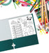 Better Office Products Two Pocket Portfolio Folders, 50-Pack, Teal, Letter Size Paper Folders