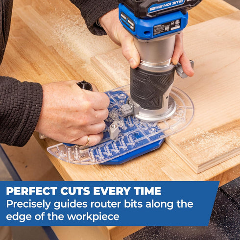 Kreg Trim Router Edge Guide - Precision Router Edge Guide Accessory - Durable Attachment for Accurate Alignment - Fits