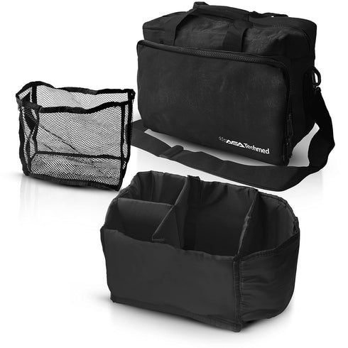 ASA TECHMED Nurse Bag for Medical Equipment, Nurse Accessories Bag Ideal for Doctors, Nurses, Home Health Aids, Medical