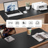 Leather Desk Pad Protector, Non-Slip PU Leather Desk Blotter, Waterproof Writing Pad, 23.6" x 13.7" (Black)