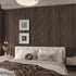 16x354in TOTIO Dark Brown Wood Grain Contact Paper Black Walnut Textured Peel and Stick Wallpaper Air Guide Slot Design