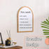 Mr. Pen Dry Erase Board 16" x 12", Wooden Frame, Boho Design, Small White Board for Kids and Students