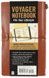 Voyager Refillable Journal - Nutmeg (Traveler's Journal, Planner, Notebook)