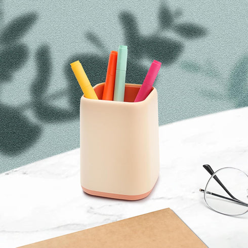Pencil Holder, Makeup Brush Holder, Desktop Organizer Storage Case, Scandinavian Design for School Home Office Supplies