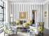 Erfoni Grey and White Striped Contact Paper, Peel and Stick Wallpaper for Livingroom Decor, 17.7"x118"