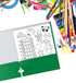 Better Office Products Two Pocket Portfolio Folders, Green, Letter Size, 50-Pack, 50 Pieces