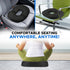 Tailbone EcoNour Comfortable Donut Pillow Seat Cushion | Memory Foam for and Hip Support | Ideal for Posture