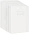 JiaWei White File Folders, 12 Pack A4 Project Folders for Document Storage, 0.5×9×12.5 Inches