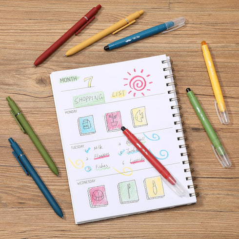Mr. Pen Bible Highlighters & Pens, 8 Pack - Vibrant Gel Highlighters, No Bleed Through, Bible Journaling Kit