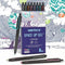 WRITECH Retractable Gel Ink Pens, 0.5mm Fine Point, Multicolor, No Smear & Smudge, 8ct Pen Set for Journaling