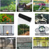 1 inch 24in 50ft 16 Hardware Cloth x Black PVC Coated Welded Wire Fence Wire Mesh Roll Gauge Rabbit Wire Chicken Wire