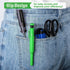 Hiboom 4 Pack Carpenter Pencils Set with 24 Refills, Mechanical Pencil with Built-in Sharpener for Woodworking