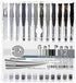 OfficeGoods Grey & Black Gel Pens with Refills – Glitter Metallic Classic, 12 Pack, Non-Toxic